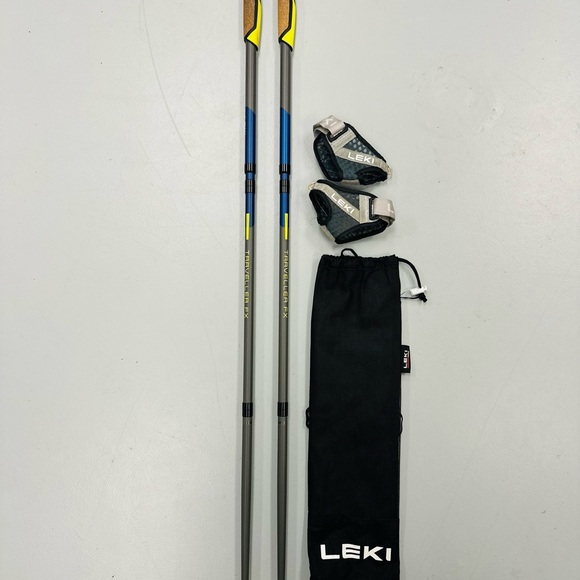 LEKI Traveller FX. One Carbon Hiking Poles - Picture 1 of 3